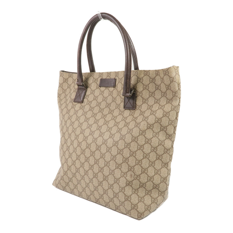 GUCCI 塗層帆布Supreme Tote Bag銀扣手挽袋-2