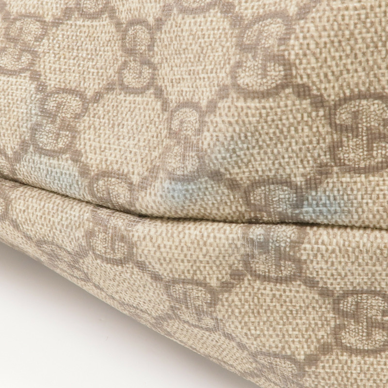 GUCCI 塗層帆布Supreme Tote Bag銀扣手挽袋-9