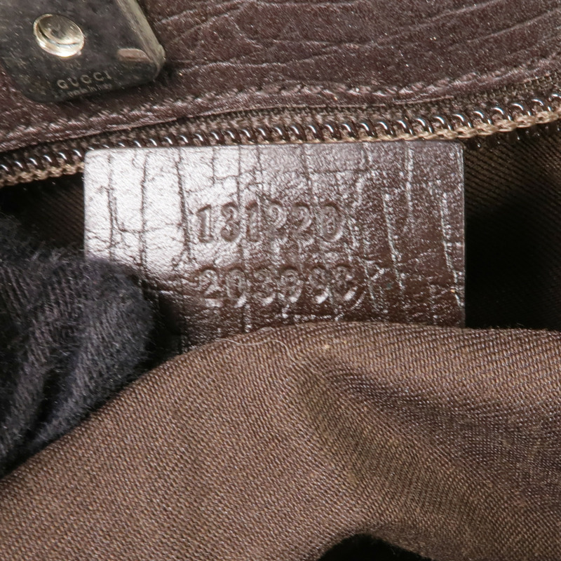 GUCCI 塗層帆布Supreme Tote Bag銀扣手挽袋-15