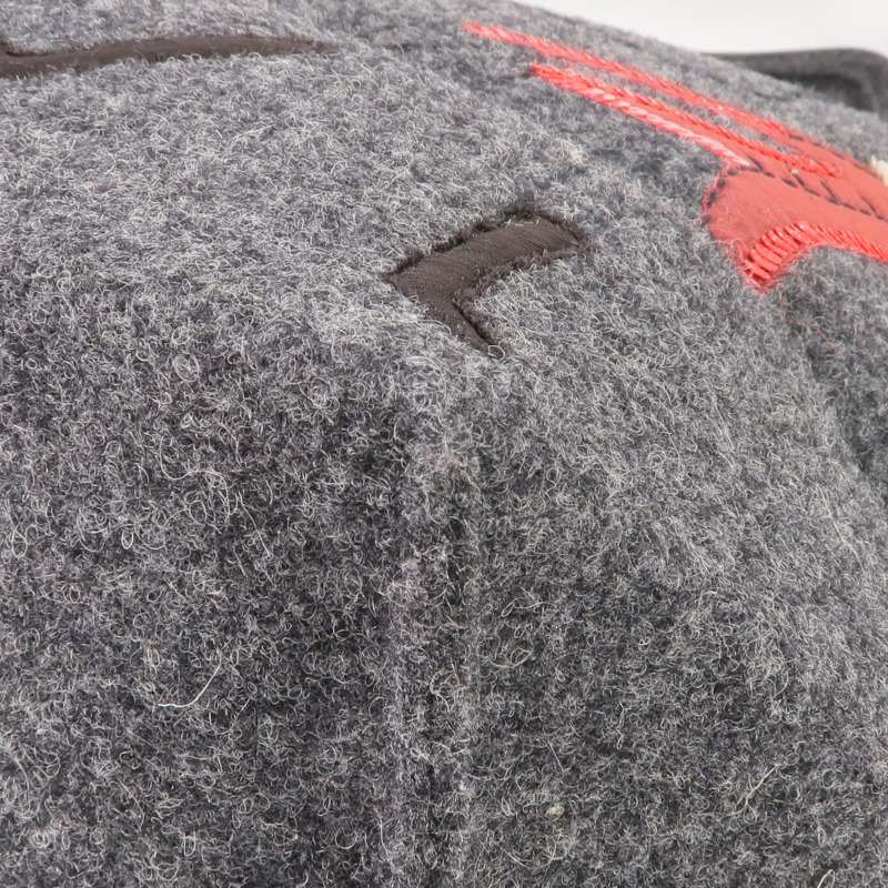 Valentino 毛氈Tote Bag銀扣手挽袋-7