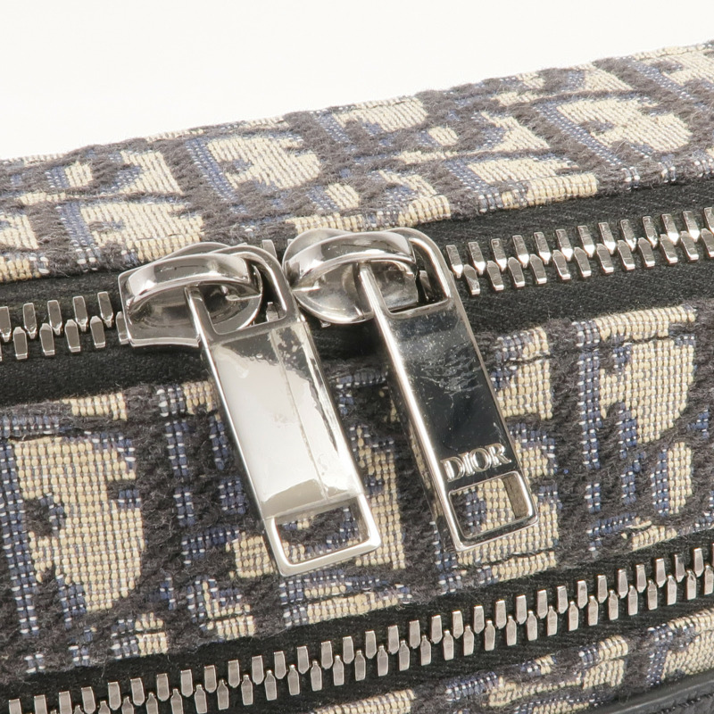 Dior 帆布Safari Messenger Bag銀扣肩背袋-10