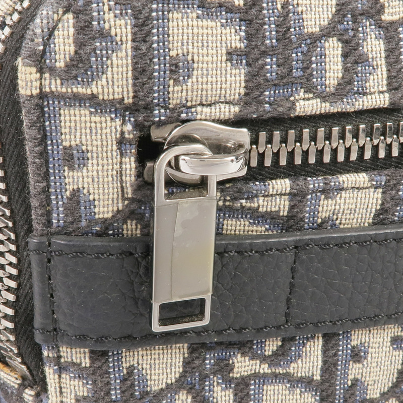 Dior 帆布Safari Messenger Bag銀扣肩背袋-11