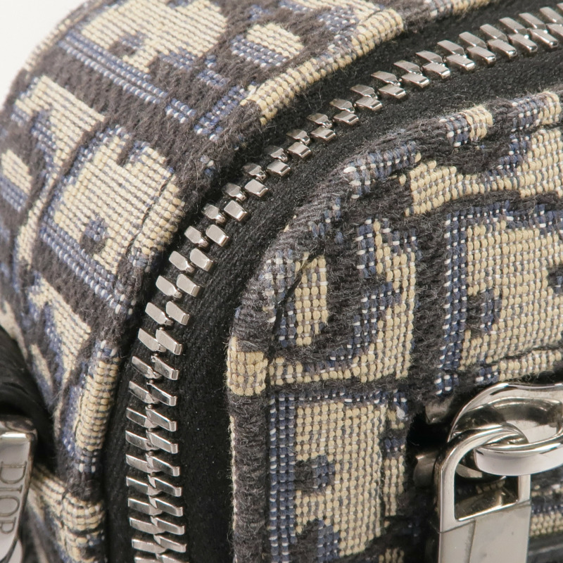 Dior 帆布Safari Messenger Bag銀扣肩背袋-14