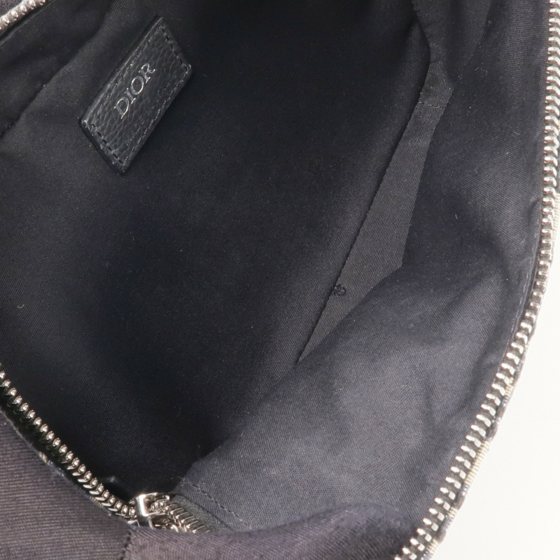 Dior 帆布Safari Messenger Bag銀扣肩背袋-17