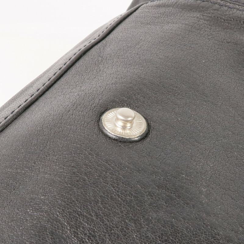 Longchamp 牛皮皮革2 Way Shoulder銀扣手挽肩背兩用袋-12