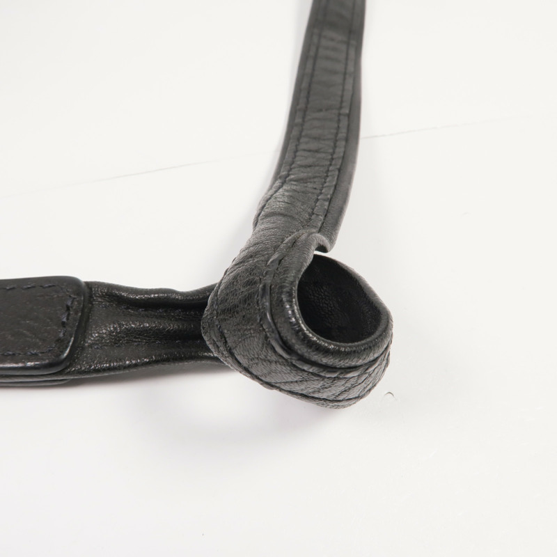 Longchamp 牛皮皮革2 Way Shoulder銀扣手挽肩背兩用袋-23