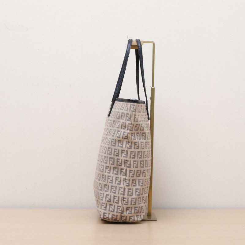 FENDI 老花帆布tote肩背包-4