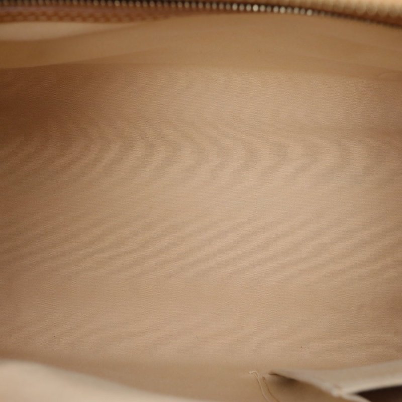 LOUIS VUITTON 黃色帆布金扣中古丹寧飯盒包手提單肩包肩背包-2