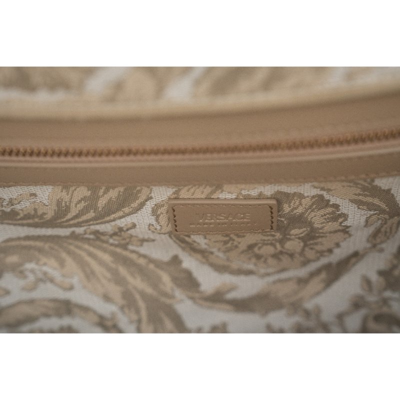 Versace凡賽斯Athena雅典娜提花大號手提包-3