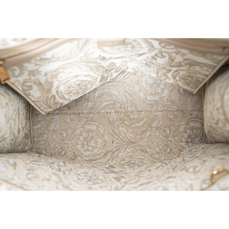 Versace凡賽斯Athena雅典娜提花大號手提包-4