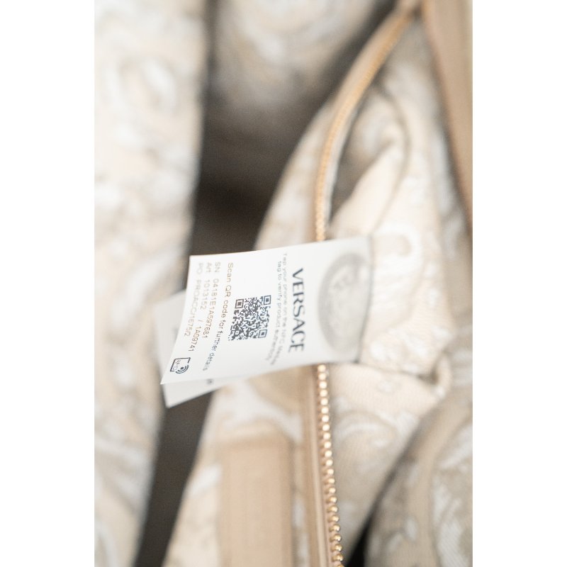 Versace凡賽斯Athena雅典娜提花大號手提包-5