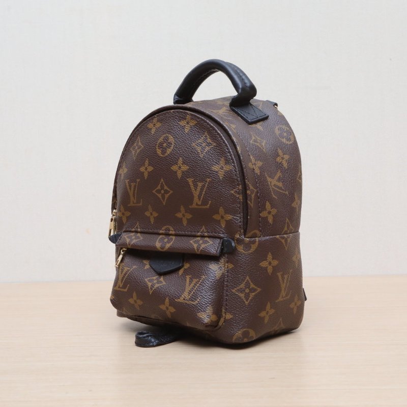 LOUIS VUITTON PalmSprings小書包Mini17老花PVC2018肩背包-3