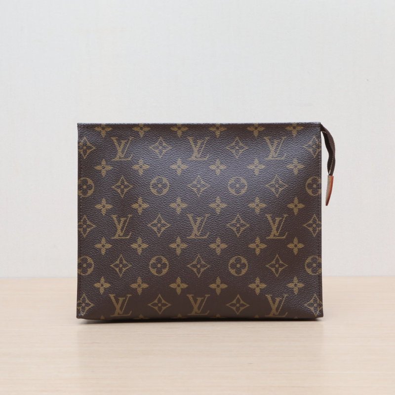 LOUIS VUITTON PocheToilette26號洗漱包老花PVC2017肩背包-1