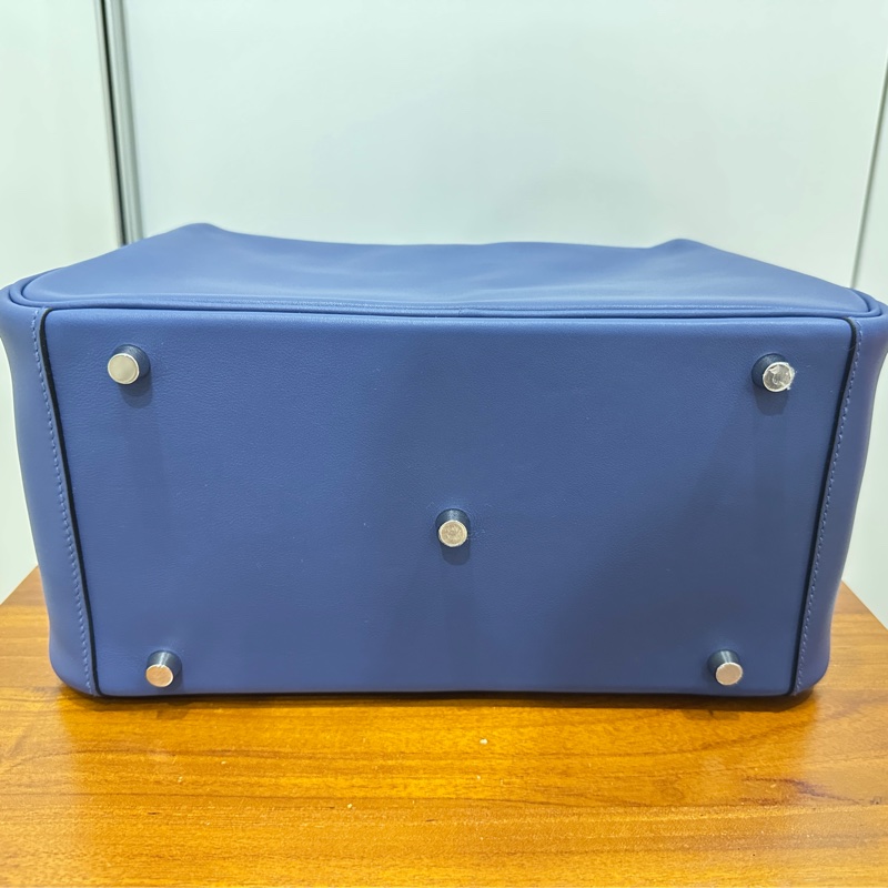 ꧁ Hermès🔹Lindy 30 編織背帶款🔹寶石藍꧂-8