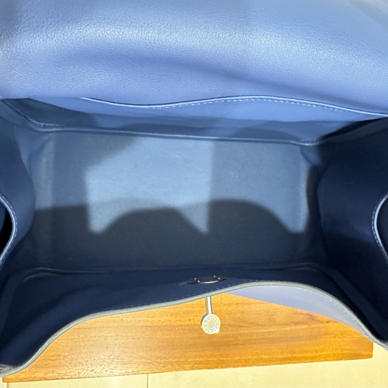 ꧁ Hermès🔹Lindy 30 編織背帶款🔹寶石藍꧂-9