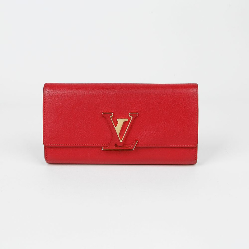 LOUIS VUITTON M63738 Capucines 長版錢包-0