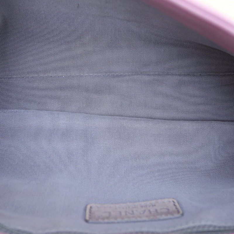 CHANEL 拼色牛皮羊皮12開銀扣CF口蓋鏈條包/肩背包-2