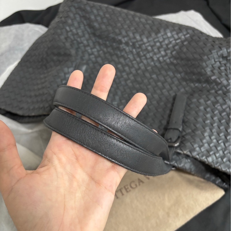 bv深黑灰色大號tote 手提包 單肩包-1