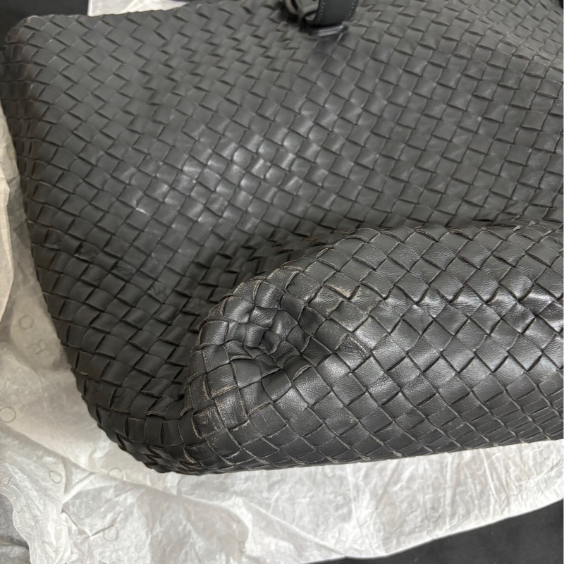 bv深黑灰色大號tote 手提包 單肩包-4