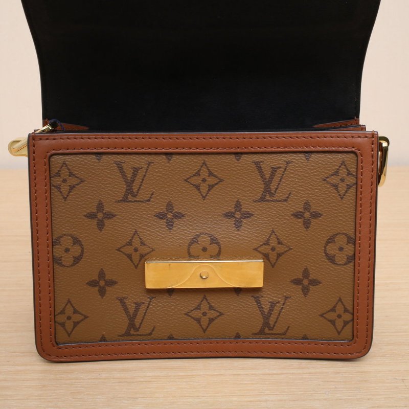 LOUIS VUITTON Dauphine達芙妮Mini20老花PVC晶片肩背包-2