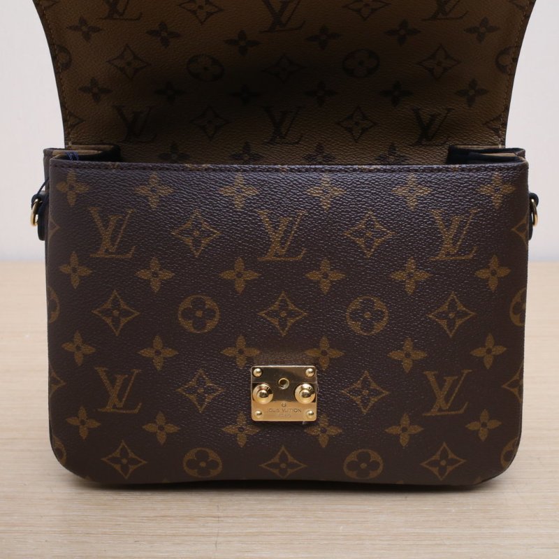 LOUIS VUITTON MetisPochette郵差包拼色PVC金扣2020老花肩背包-3