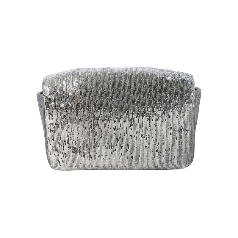 RV Viv Choc Paillettes 迷你銀色手提包-1