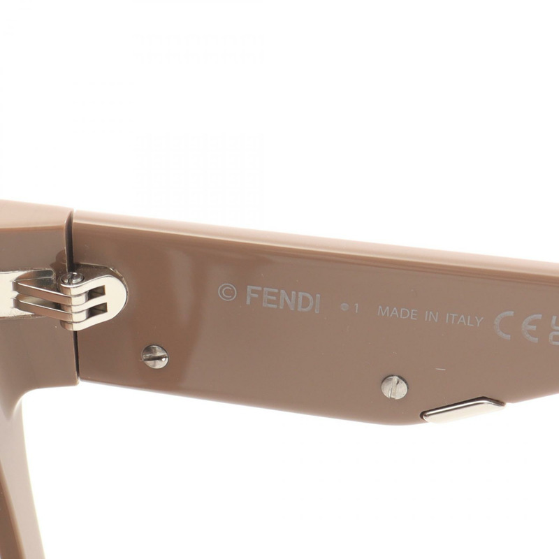 FENDI F 標誌太陽眼鏡 40098F 45F 醋酸纖維粉色 新款 女士-3