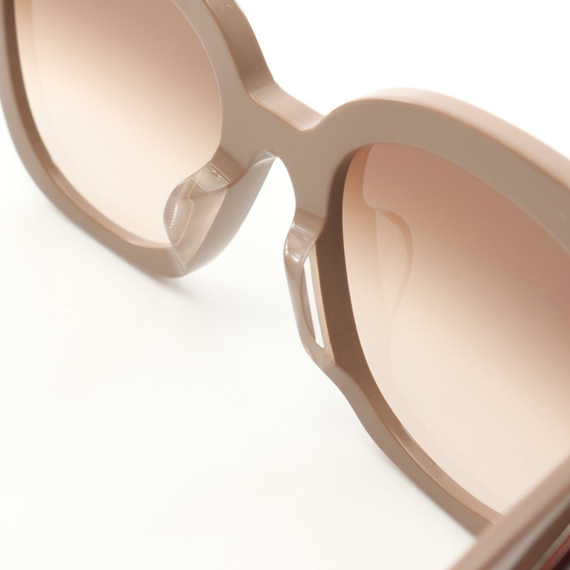 FENDI F 標誌太陽眼鏡 40098F 45F 醋酸纖維粉色 新款 女士-5