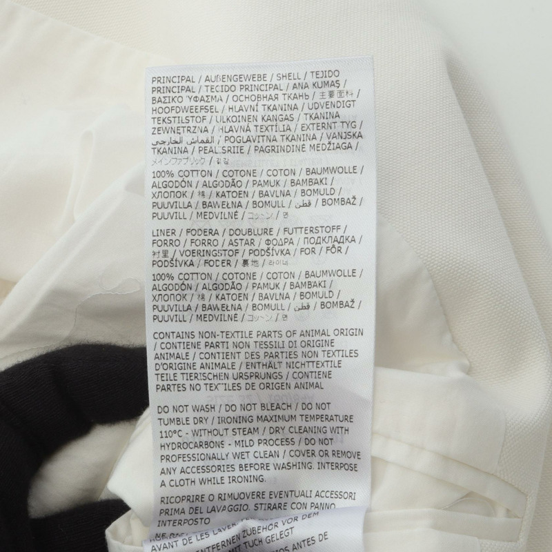 JIL SANDER 女士背心 J03BN0110 純棉 白色 #32 二手-4