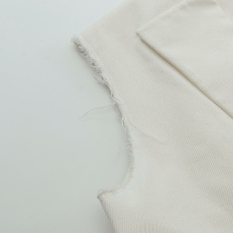 JIL SANDER 女士背心 J03BN0110 純棉 白色 #32 二手-8