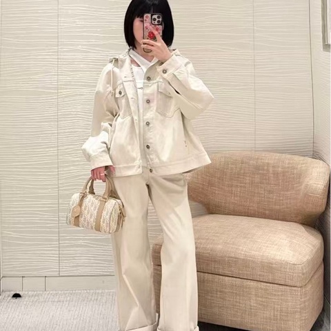 🔥新到：Dior/ 迪奥新款奶茶色Groove20波士顿枕头包，jisoo金智秀同款，尺寸：20*14*12cm