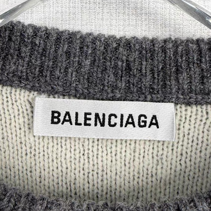 Balenciaga 巴黎世家 滿印Logo 針織毛衣 XS碼-2