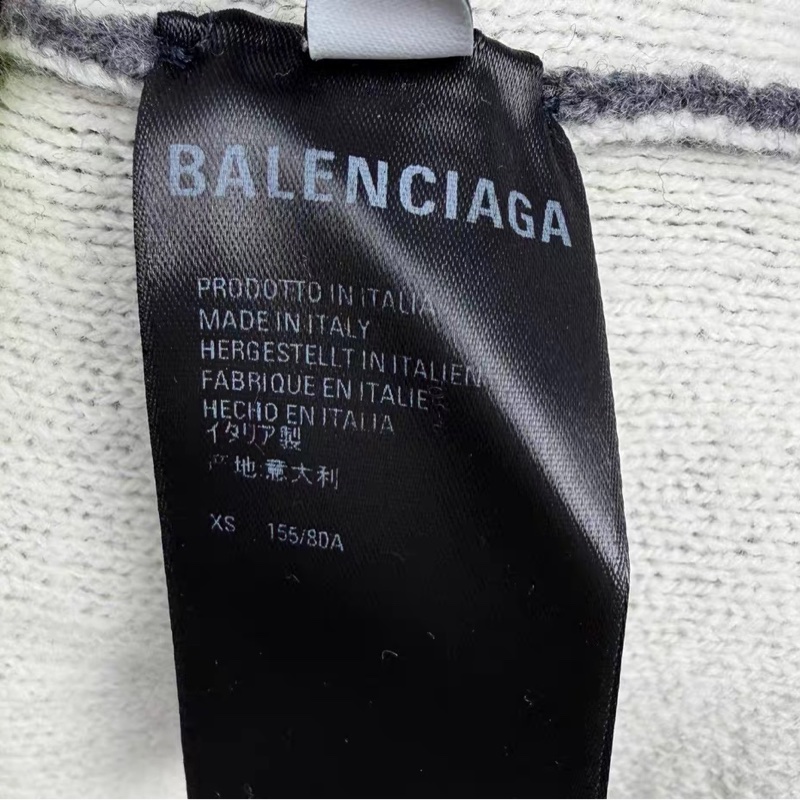 Balenciaga 巴黎世家 滿印Logo 針織毛衣 XS碼-3