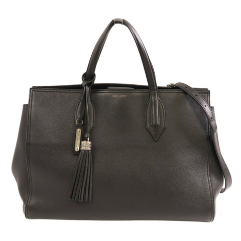 黑色 牛皮 Amber 两用包【SAINT LAURENT YSL 聖羅蘭】