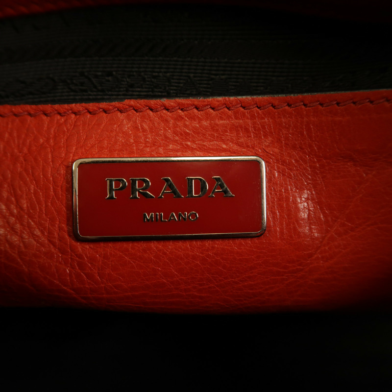 紅色 牛皮 两用包【PRADA 普拉達】-4