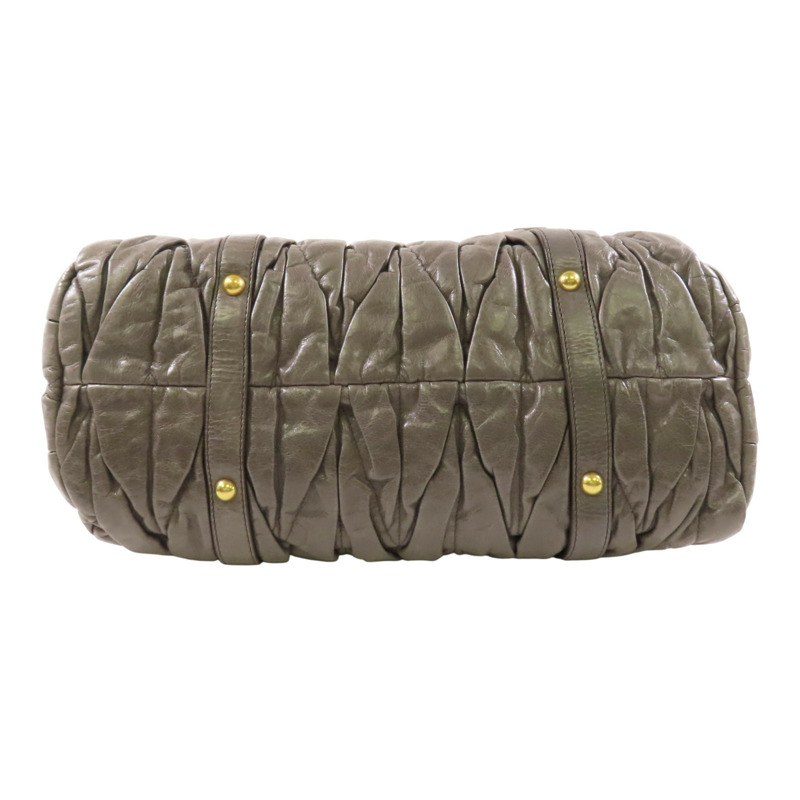 灰色 牛革 兩用包【MIU MIU 繆繆】-3