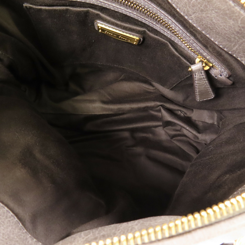 灰色 牛革 兩用包【MIU MIU 繆繆】-4