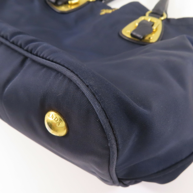 藍色 尼龍 两用包【PRADA 普拉達】-8