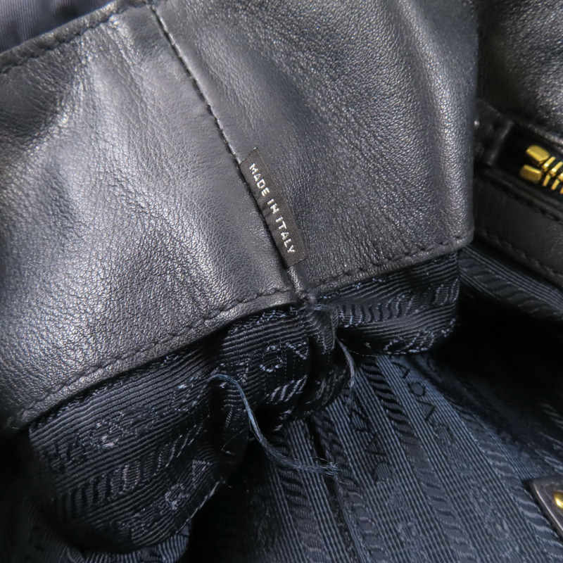 藍色 尼龍 两用包【PRADA 普拉達】-17