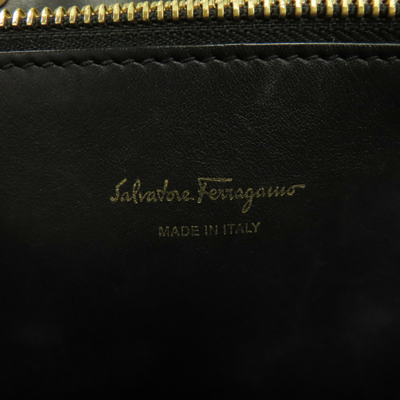 黑色 牛皮 Studio 兩用包【Salvatore Ferragamo 菲拉格慕】 AU-21/H159-6