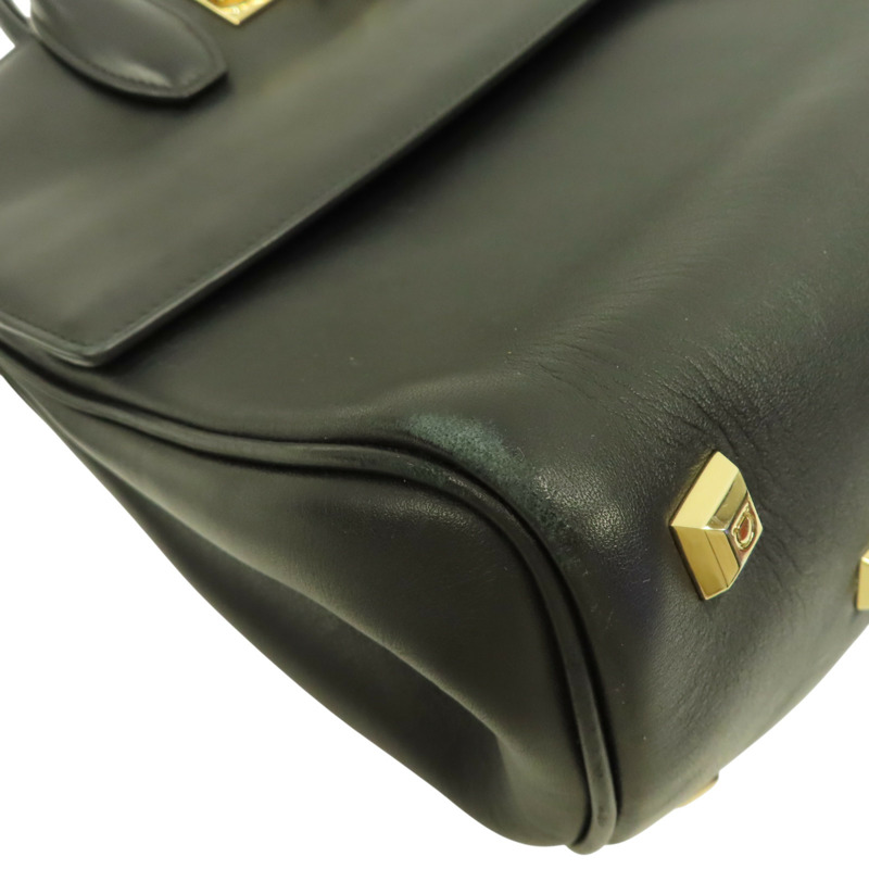 黑色 牛皮 Studio 兩用包【Salvatore Ferragamo 菲拉格慕】 AU-21/H159-15