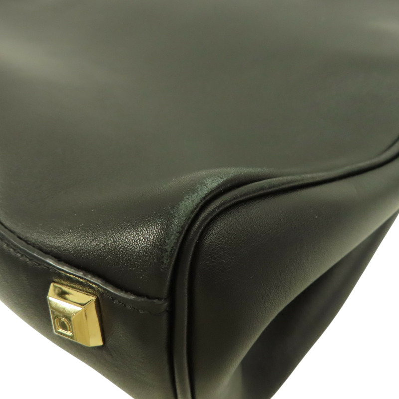 黑色 牛皮 Studio 兩用包【Salvatore Ferragamo 菲拉格慕】 AU-21/H159-16