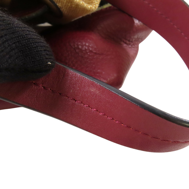 棕色 帆布 格紋 Heston 水桶包 肩背包【BURBERRY 巴寶莉】-10