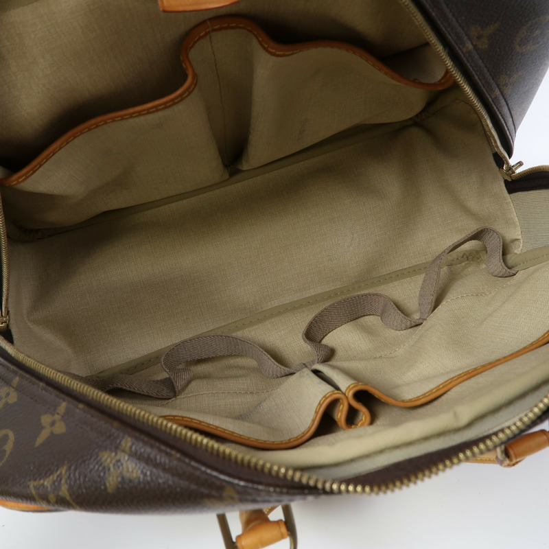 棕色 原花帆布 Deauville 手提包【LOUIS VUITTON LV 路易威登】 M42270-9