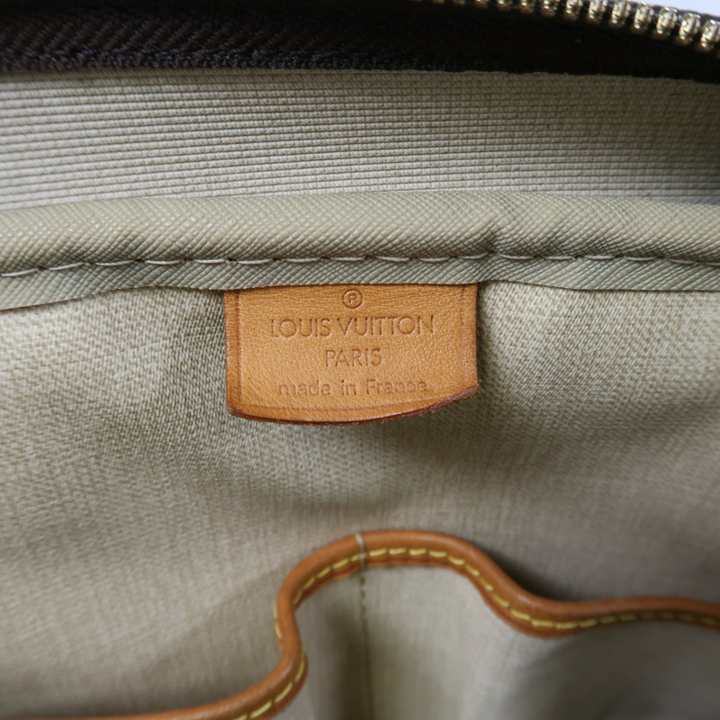 棕色 原花帆布 Deauville 手提包【LOUIS VUITTON LV 路易威登】 M42270-10