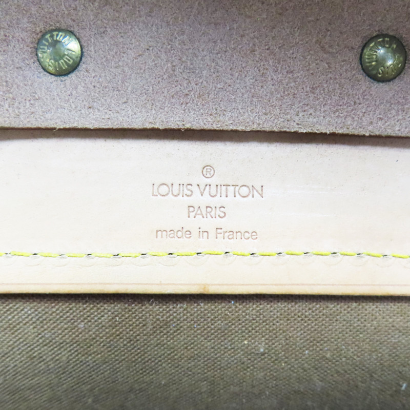 棕色 原花 帆布 Steamer Bag 45 手提包【LOUIS VUITTON LV 路易威登】 M41126-5