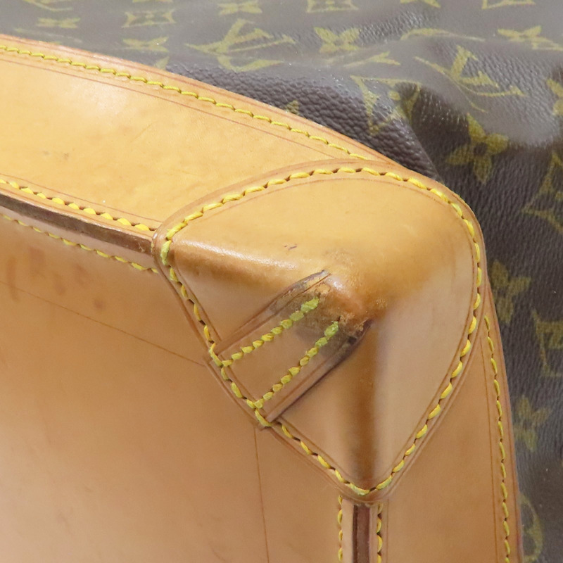 棕色 原花 帆布 Steamer Bag 45 手提包【LOUIS VUITTON LV 路易威登】 M41126-8