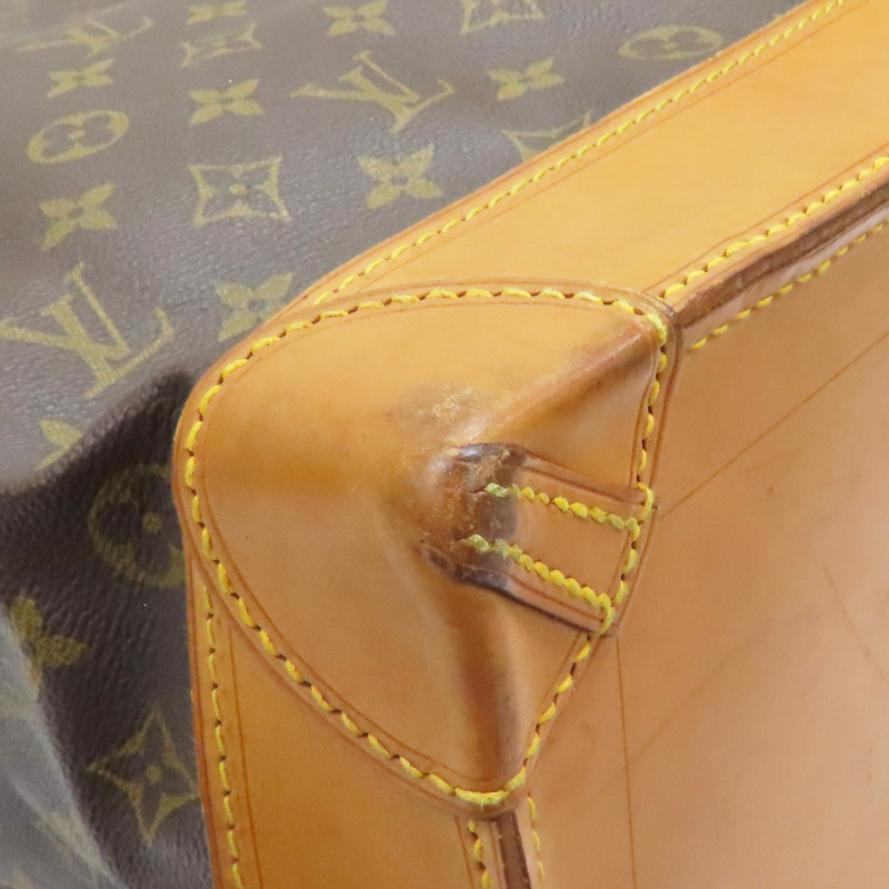 棕色 原花 帆布 Steamer Bag 45 手提包【LOUIS VUITTON LV 路易威登】 M41126-9