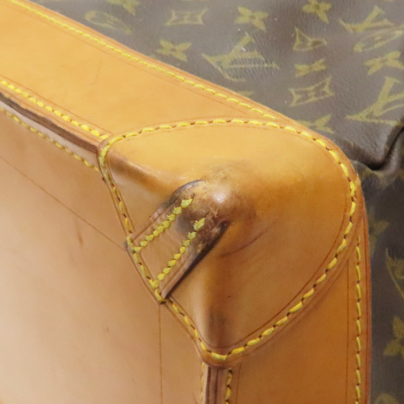棕色 原花 帆布 Steamer Bag 45 手提包【LOUIS VUITTON LV 路易威登】 M41126-10