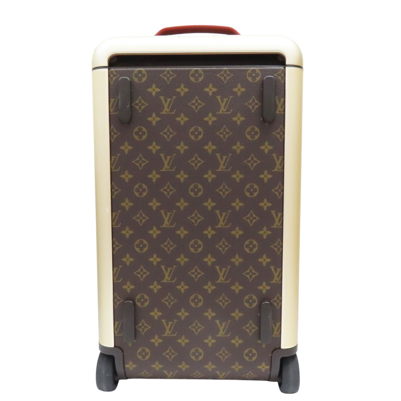 棕色 原花 帆布 HORIZON SOFT DUFFLE 55 行李箱【LOUIS VUITTON LV 路易威登】 M20109-1